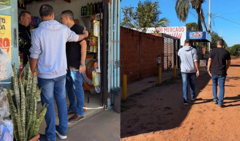 Vereador Leinha visita o Aero Rancho para acompanhar demandas da comunidade