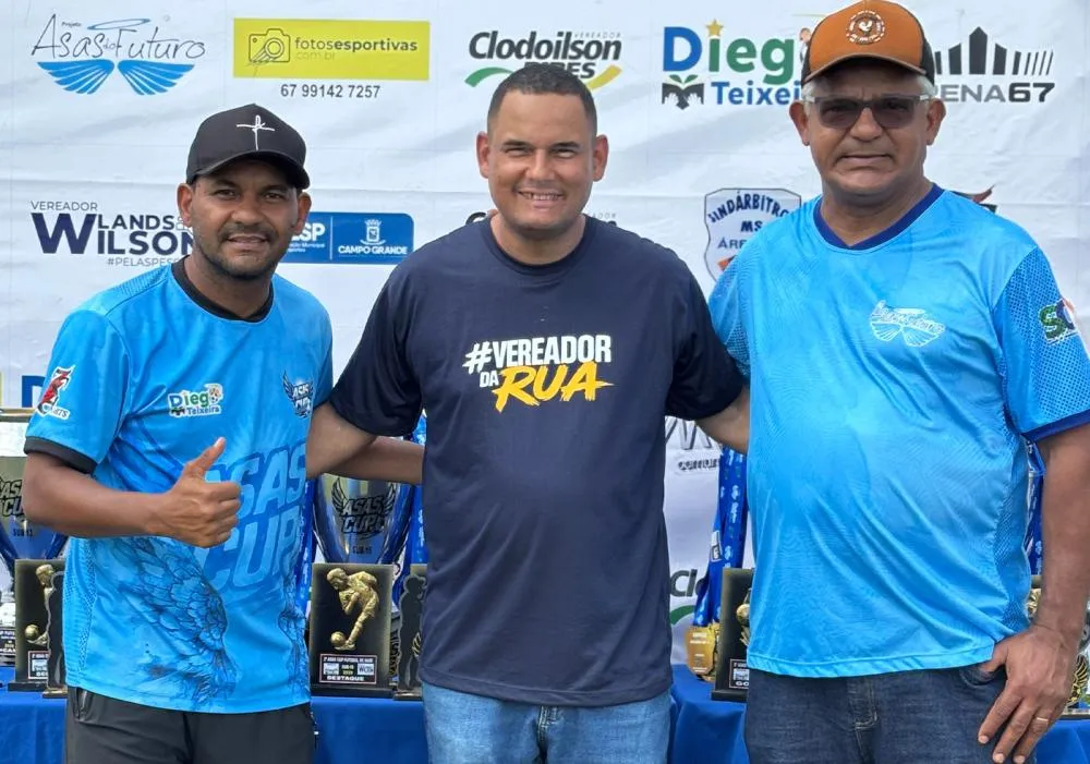 Vereador Wilson Lands prestigia final da Asas Cup e reforça apoio ao esporte como instrumento de transformação social