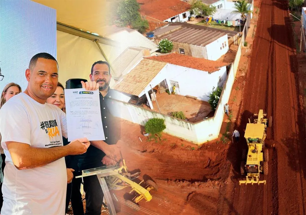 Wilson Lands acompanha lançamento de obras de asfalto nas Vilas Nogueira e Aimoré